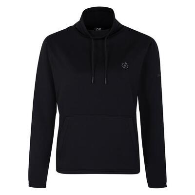Dames lexan fleece hoodie (zwart)