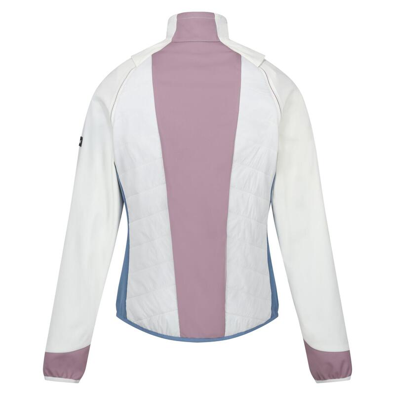 Veste hybride STEREN Femme (Blanc / Bleu chiné)