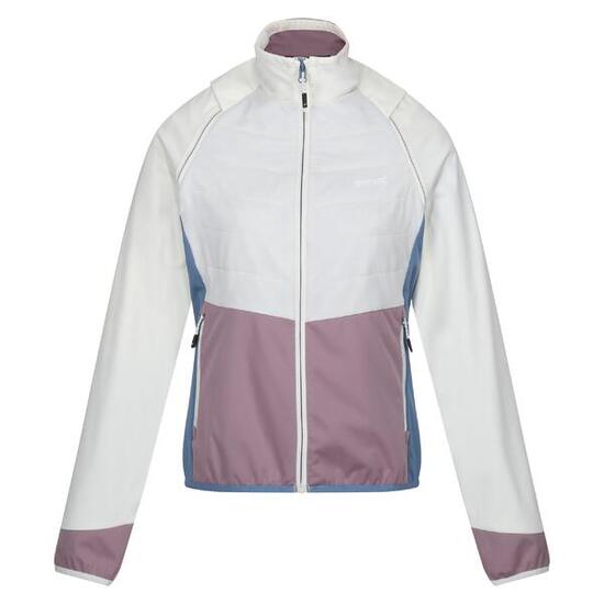 Veste Hybride STEREN Femme (Blanc / Bleu Chiné)