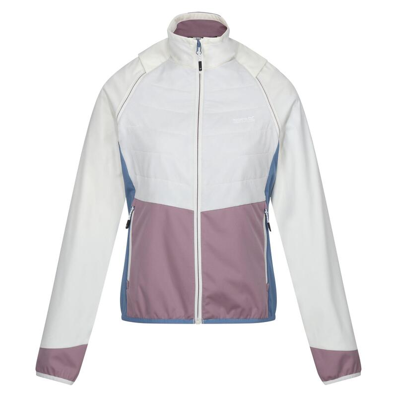 Veste hybride STEREN Femme (Blanc / Bleu chiné)