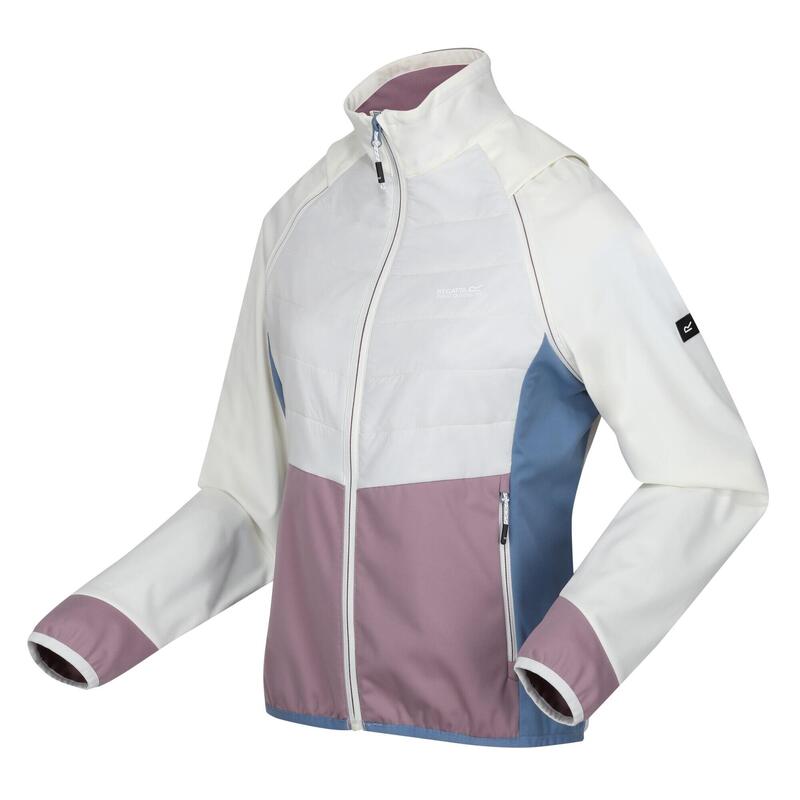 Veste hybride STEREN Femme (Blanc / Bleu chiné)