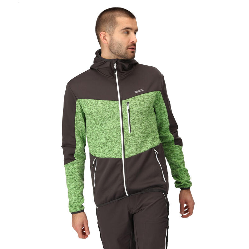 Veste polaire CADFORD Homme (Vert jasmin / Cendre)