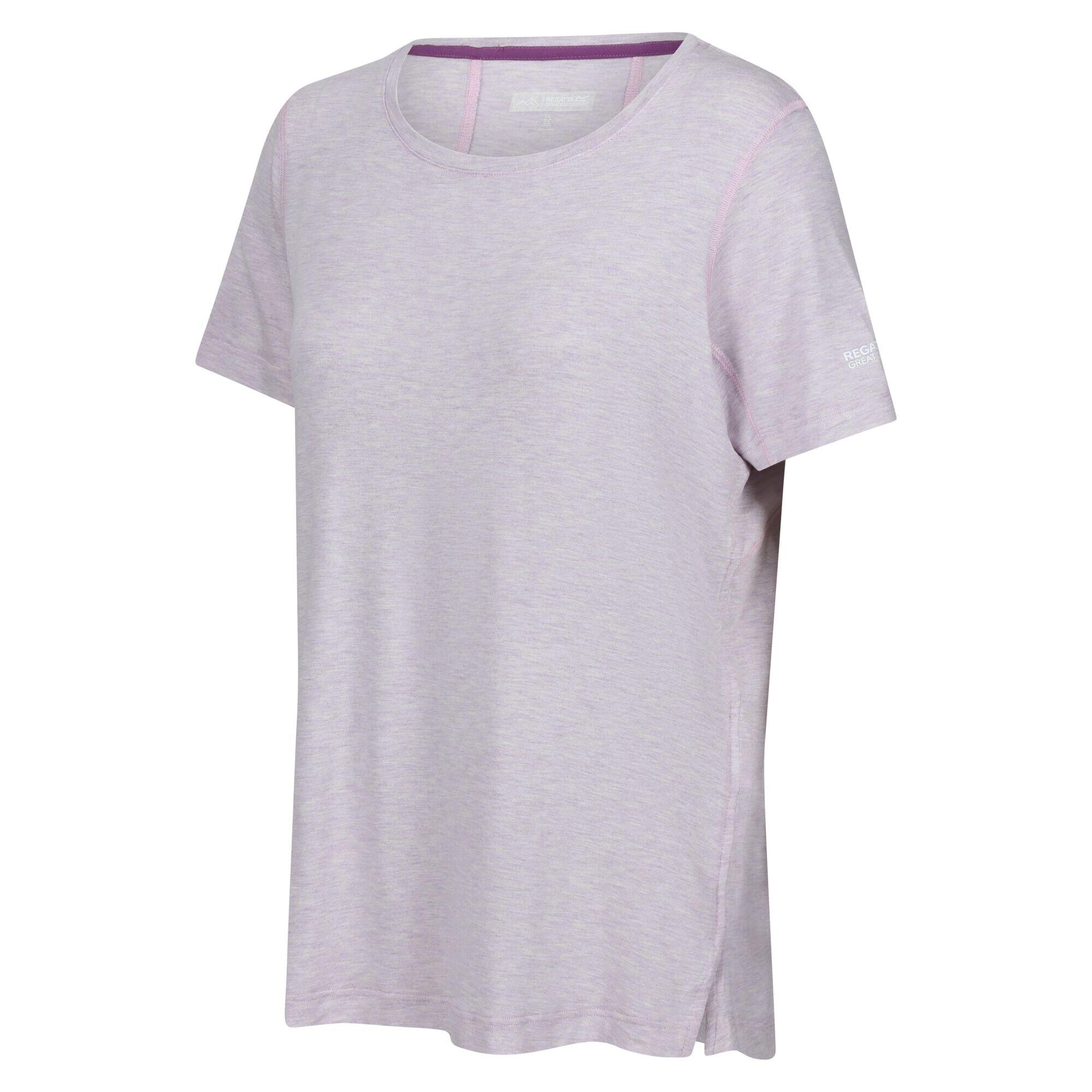 Tshirt BALLYTON Femme (Lilas Pâle) 3/5