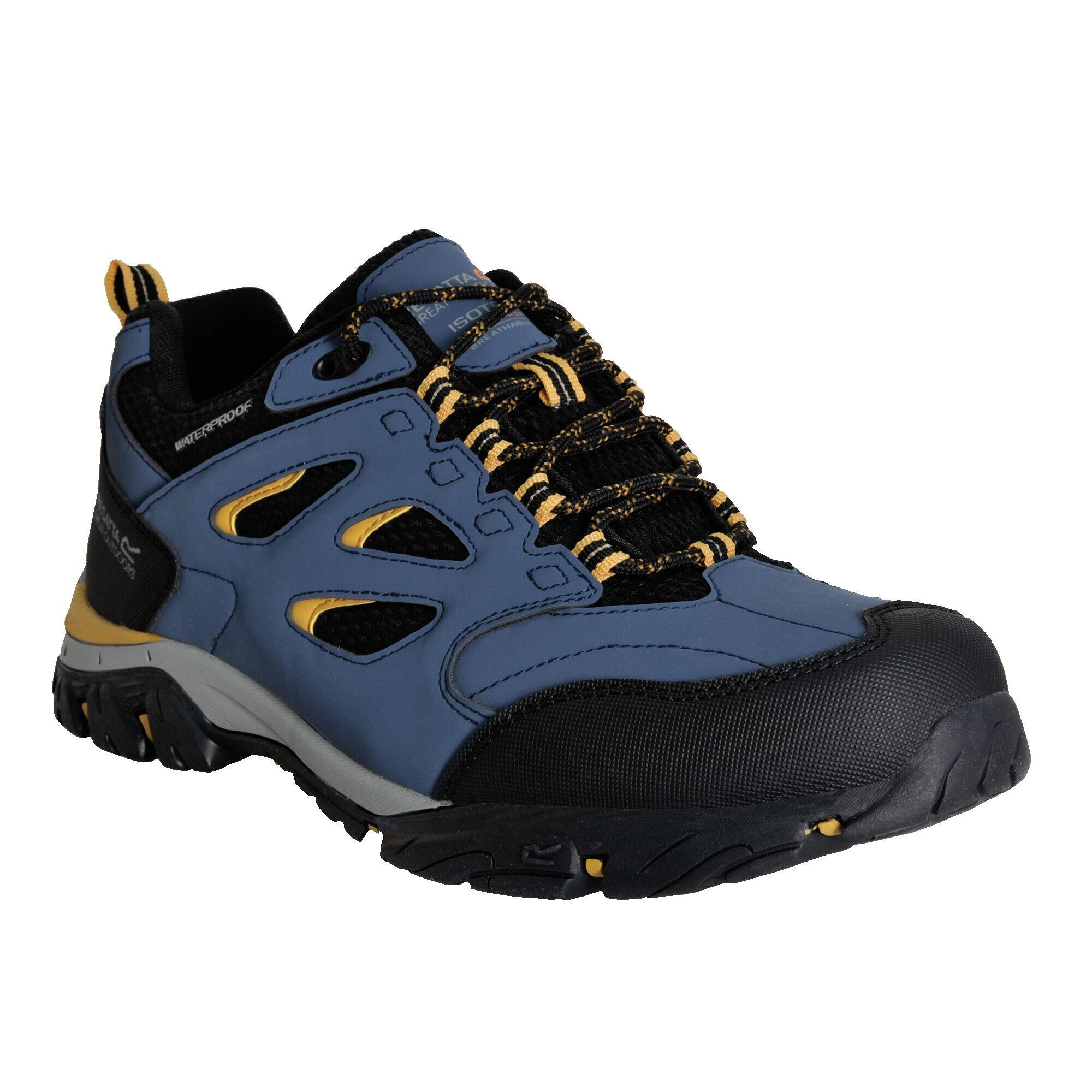 Uomo Scarponi da trekking HOLCOMBE (blu scuro / giallo oro)