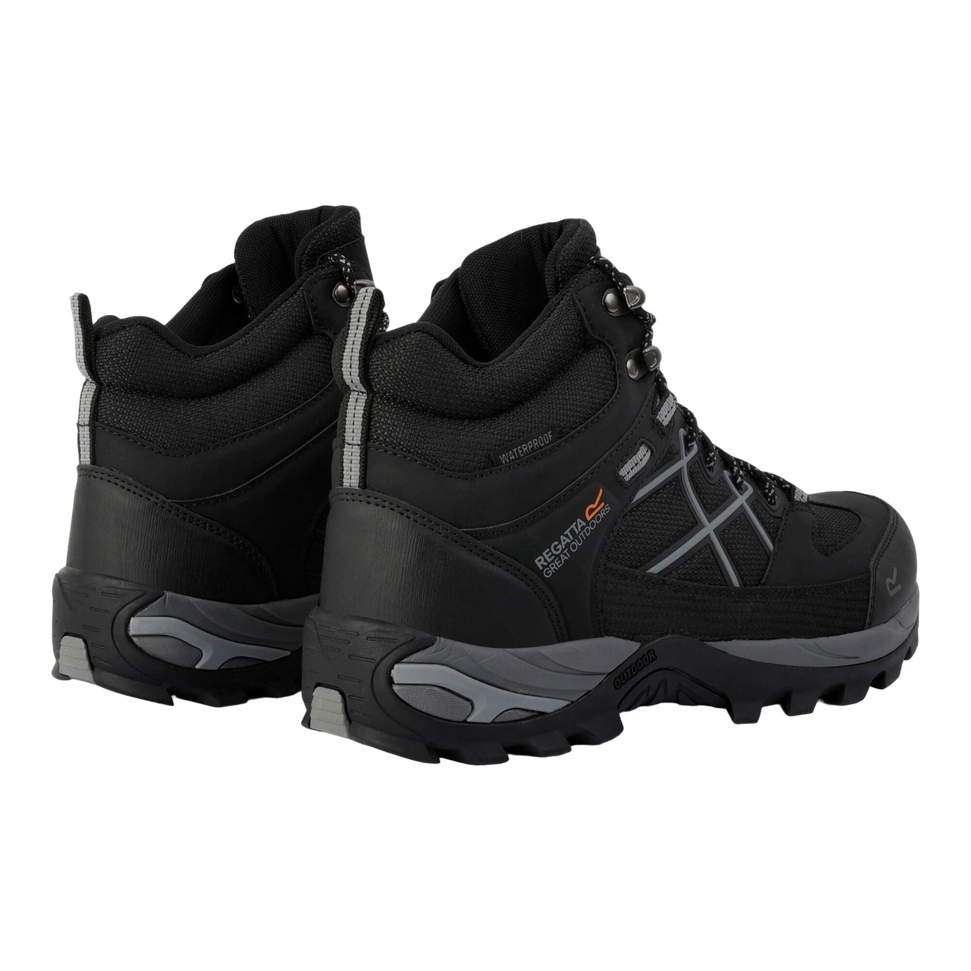 SAMARIS Men's walking boots (Black / Anthracite)