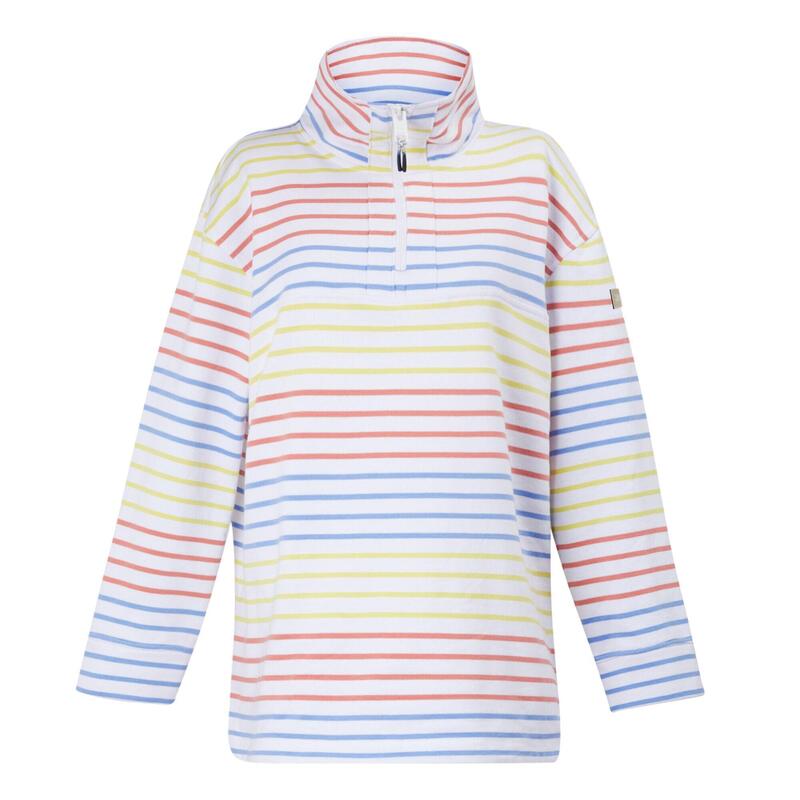 Női / Női Bayletta Half Placket Sweatshirt félvállas pulóver