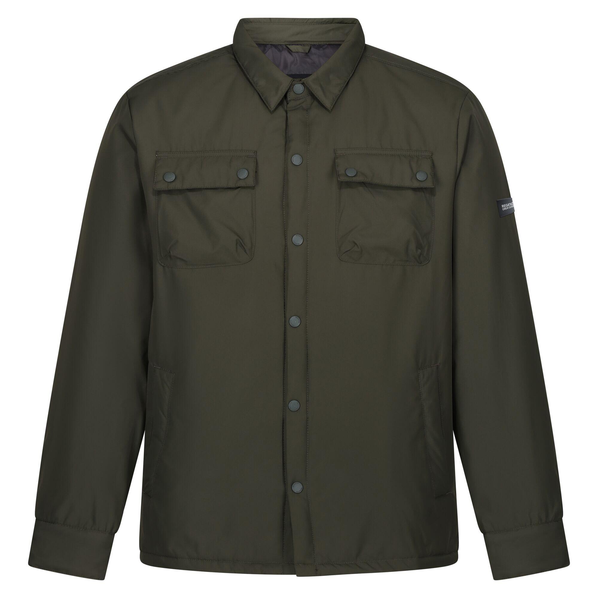 REGATTA Heren Vinca Shacket Jas (Donkere Khaki)