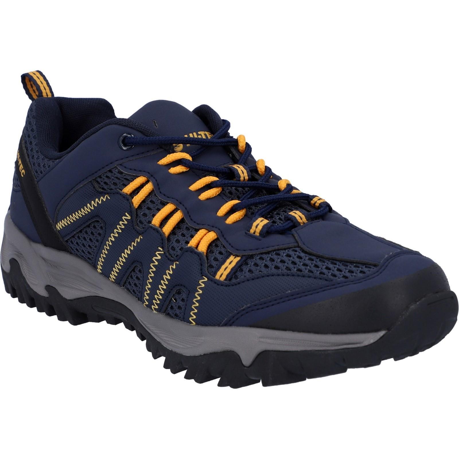 JAGUAR Men's walking shoes (Navy blue / Yellow)