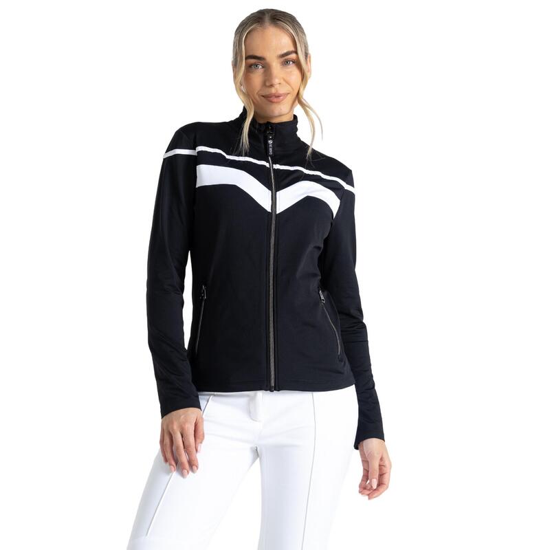 Blouson de ski ROCKER Femme (Noir / Blanc)