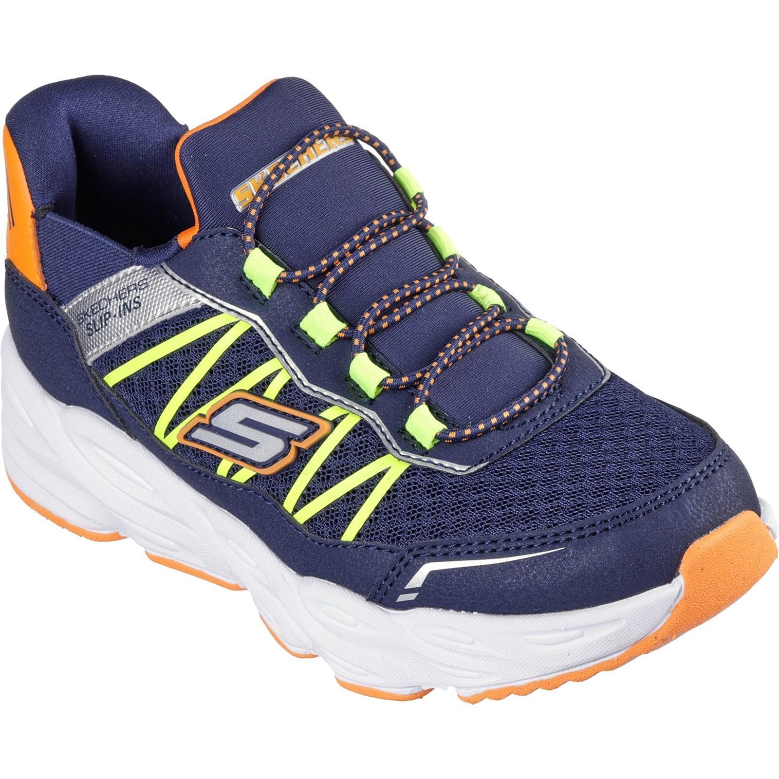 Scarpe da ginnastica TURBO TREAD da bambino (blu navy / arancione)