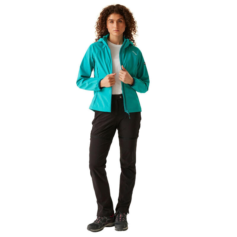 Veste Softshell BOURDA Femme (Bleu Tahoe / Bleu Marocain)