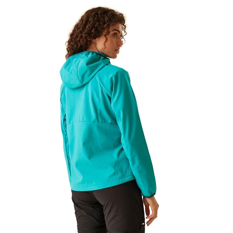 Veste Softshell BOURDA Femme (Bleu Tahoe / Bleu Marocain)