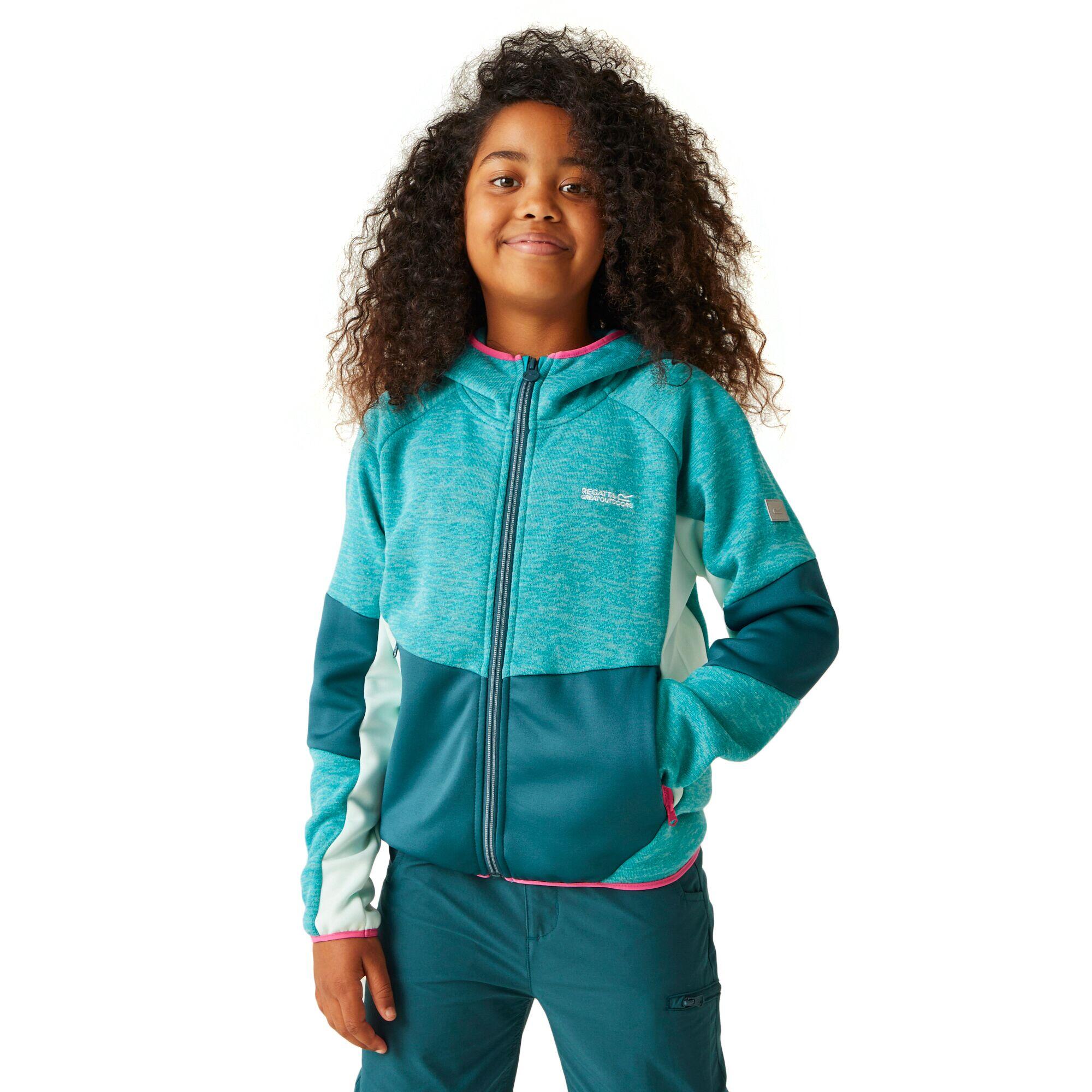 Childrens/Kids Dissolver VIII Full Zip Fleece Jacket (Tahoe Blue/Moroccan 3/5