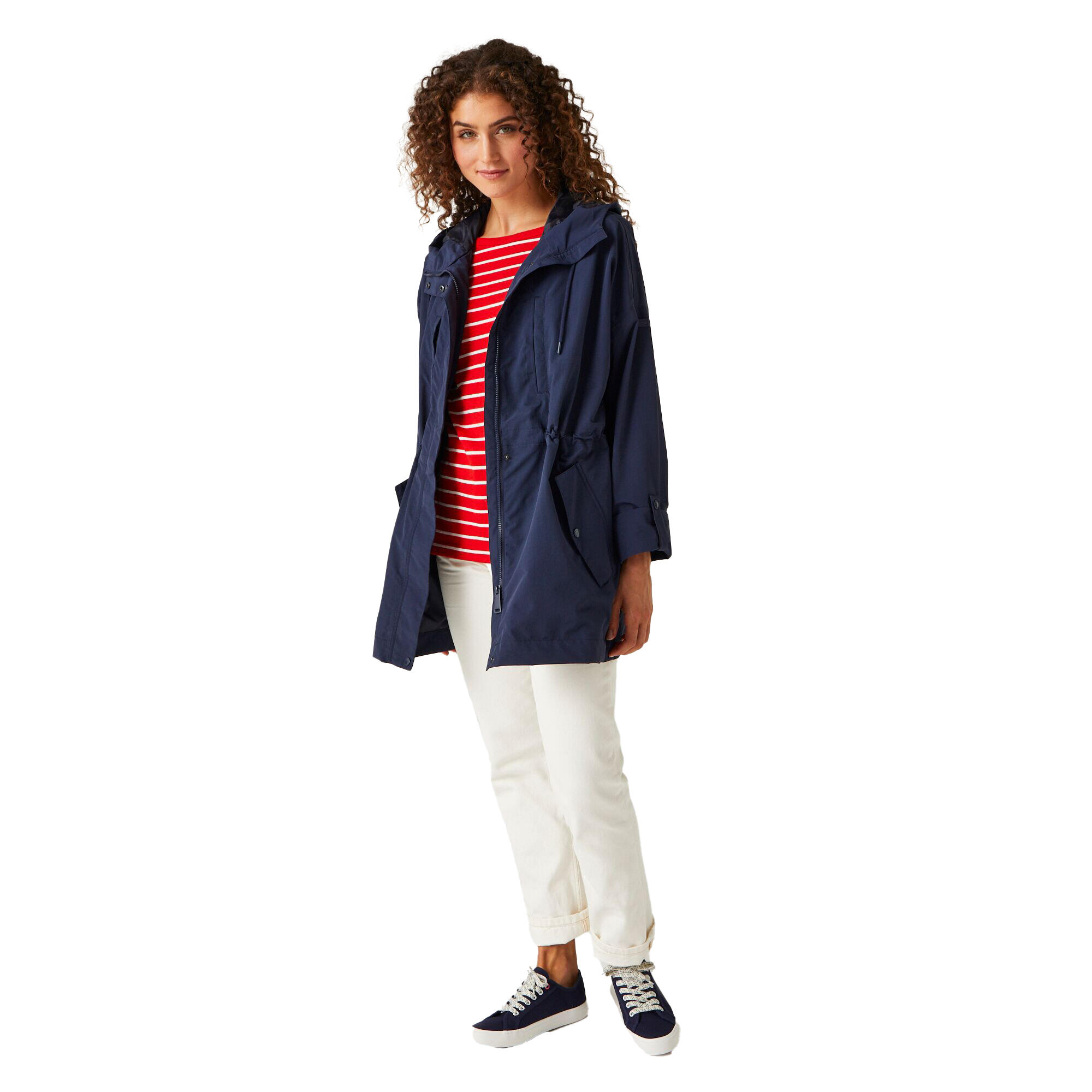 Womens/Ladies Giovanna Fletcher Amur Waterproof Jacket (Navy) 4/5