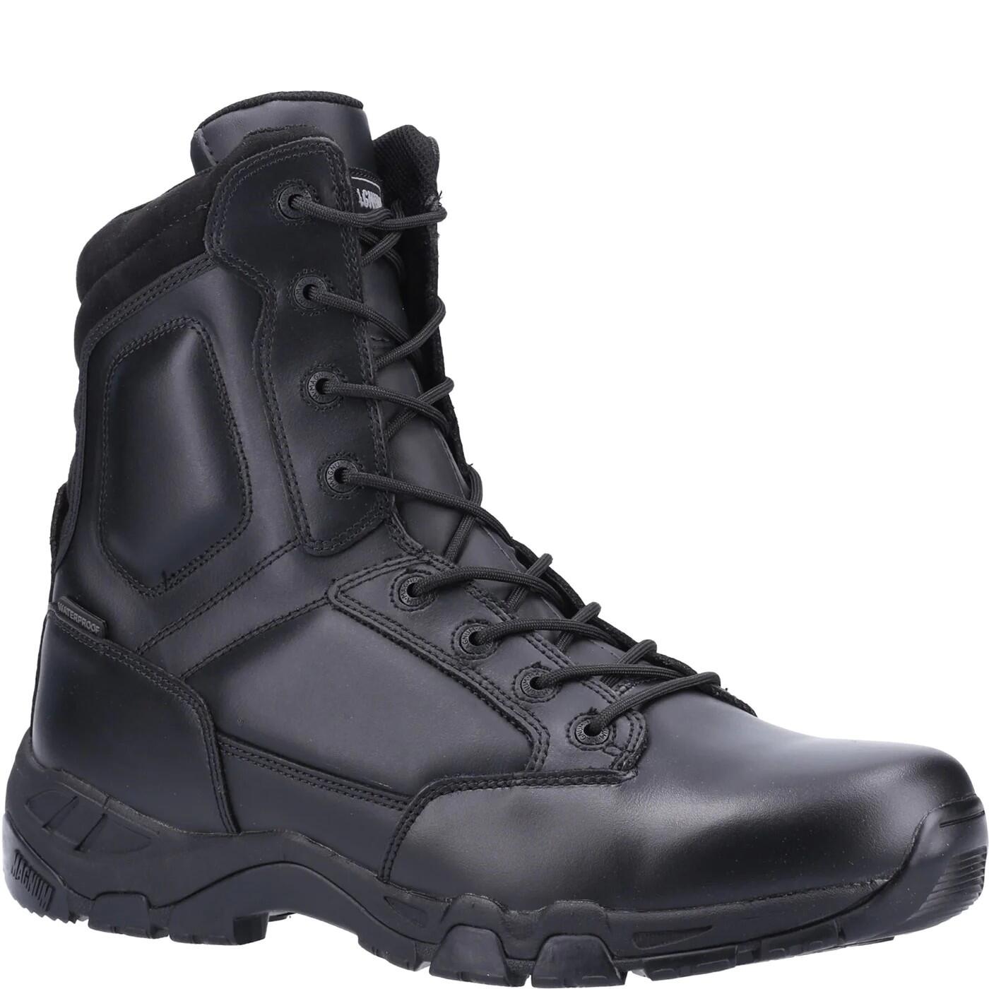 MAGNUM Unisex Adult Viper Pro 8.0 Plus Leather Waterproof Uniform Boots (Black)