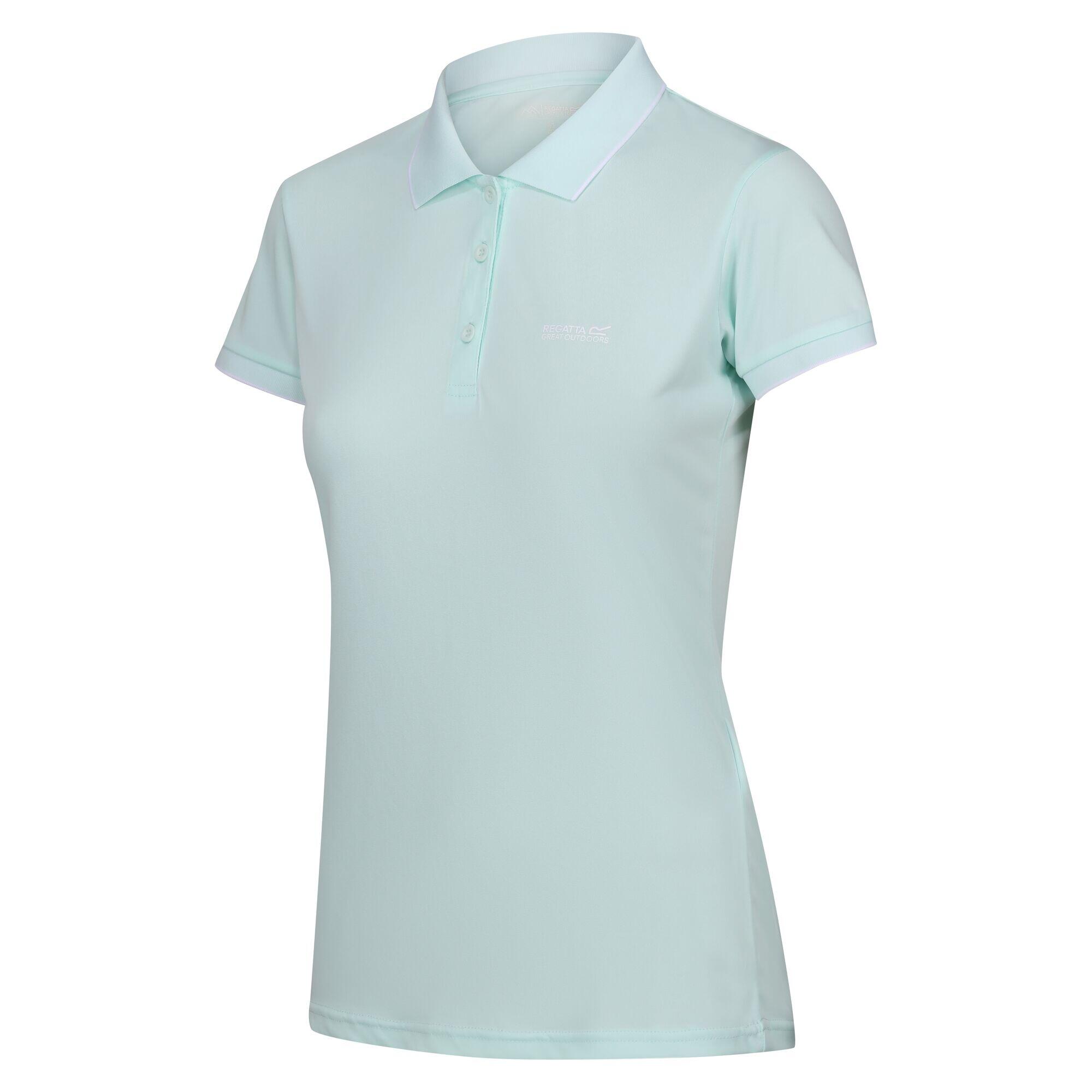 Polo REMEX da donna (turchese sbiadito)