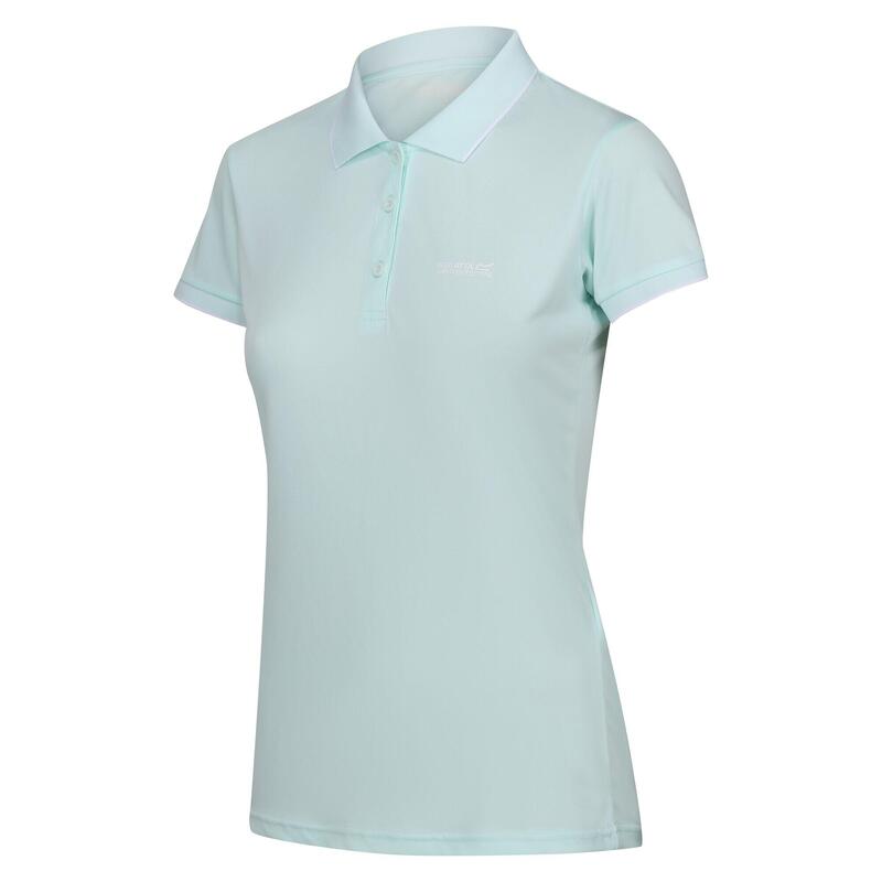 Polo REMEX Femme (Turquoise délavé)