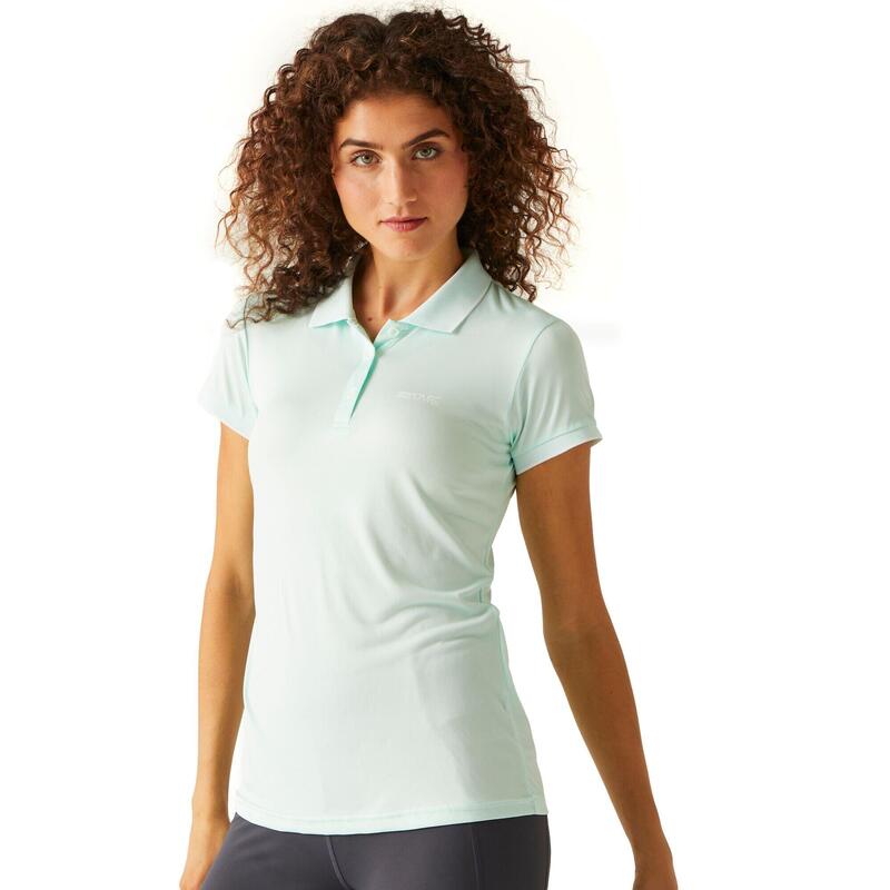 Polo REMEX Femme (Turquoise délavé)