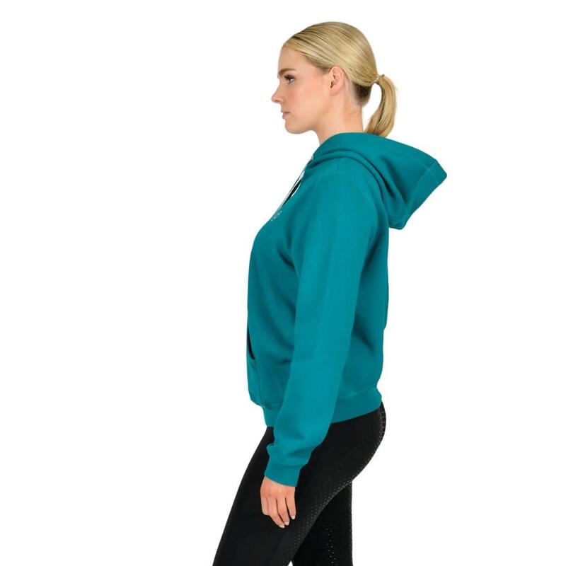 Sweat à capuche CAMILE Femme (Bleu canard)