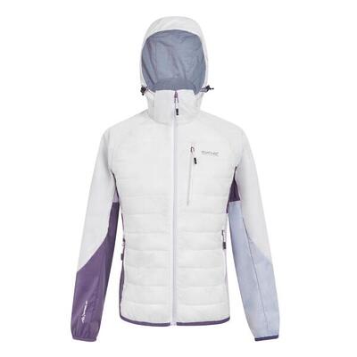 Dames andreson pro hybride jas (wit/zonsonder paars)