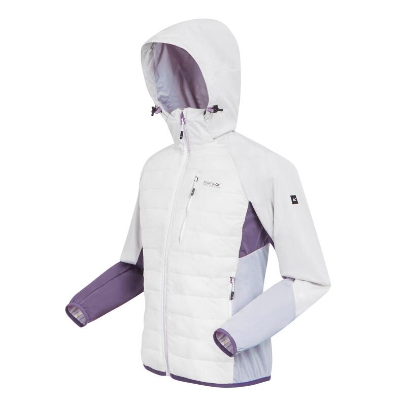 Veste hybride ANDRESON PRO Femme (Blanc / Violet coucher de soleil)