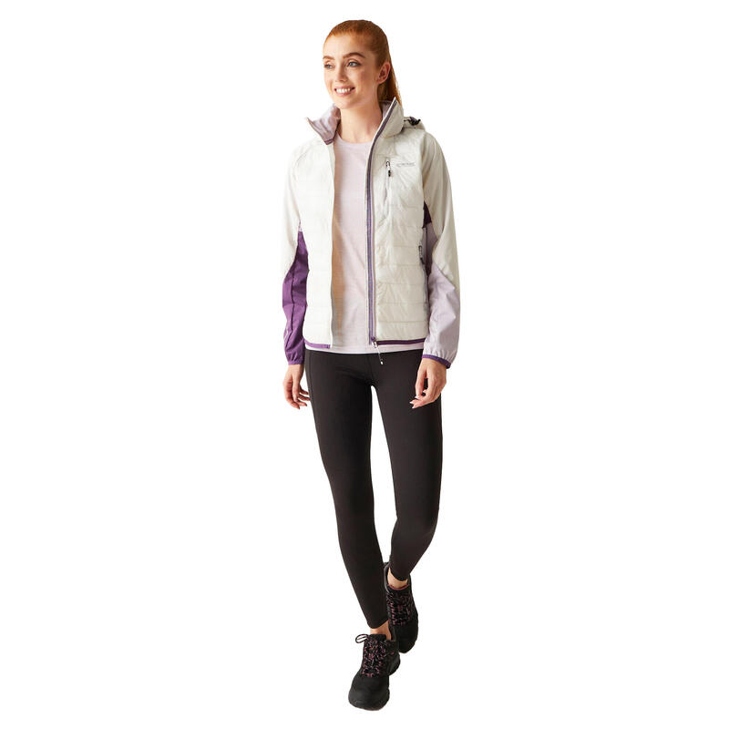 Veste hybride ANDRESON PRO Femme (Blanc / Violet coucher de soleil)