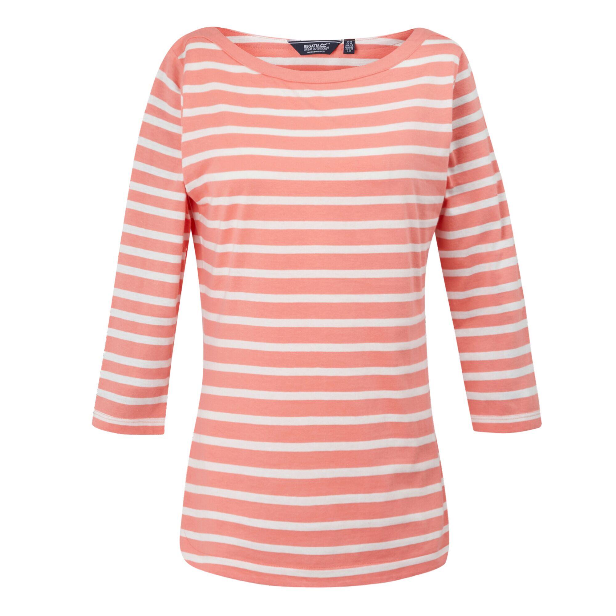 Women's BAYLETTA top (Shell pink / White)