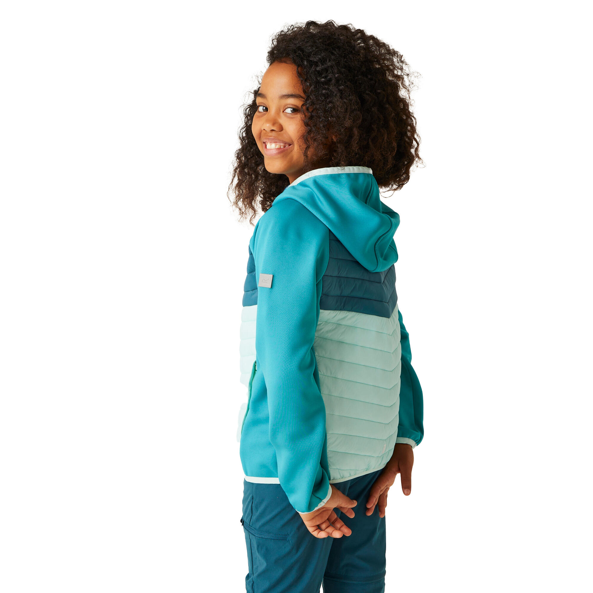 Childrens/Kids Kielder VIII Hybrid Jacket (Tahoe Blue/Moroccan Blue/Bleached 4/5