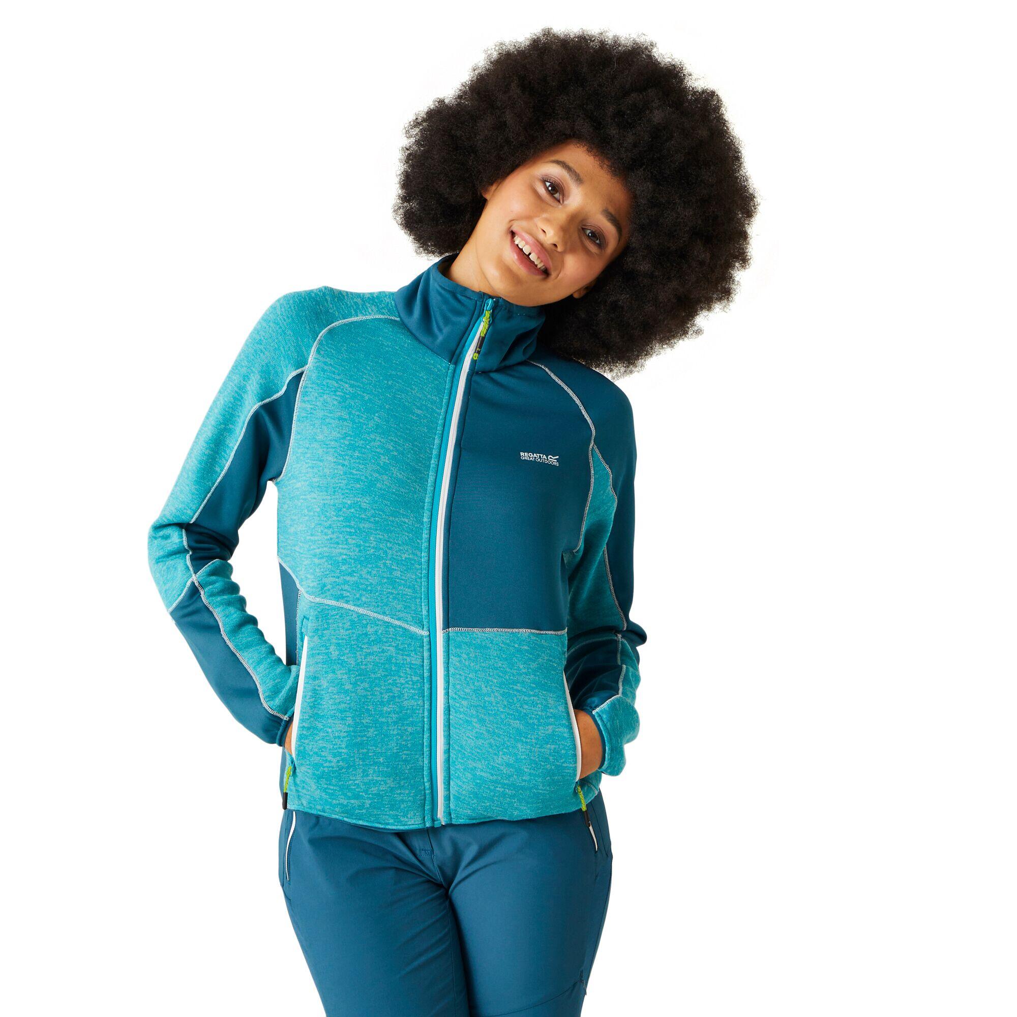 Veste Polaire LINDALLA Femme (Bleu Tahoe / Bleu Marocain) 4/5