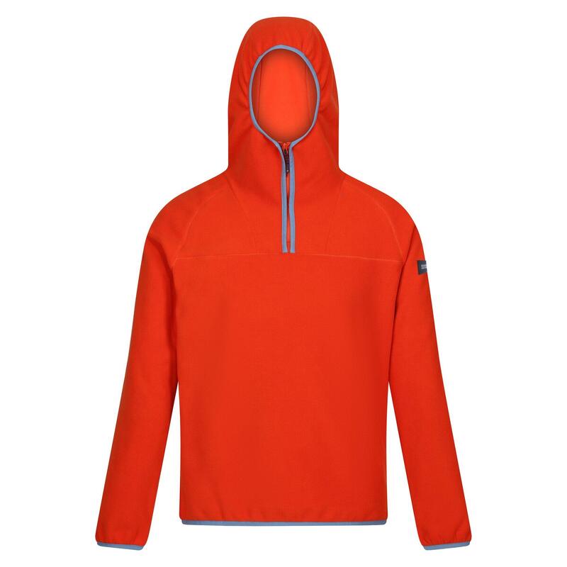 Heren Kathan Fleece Hoodie (Roestige sinaasappel)