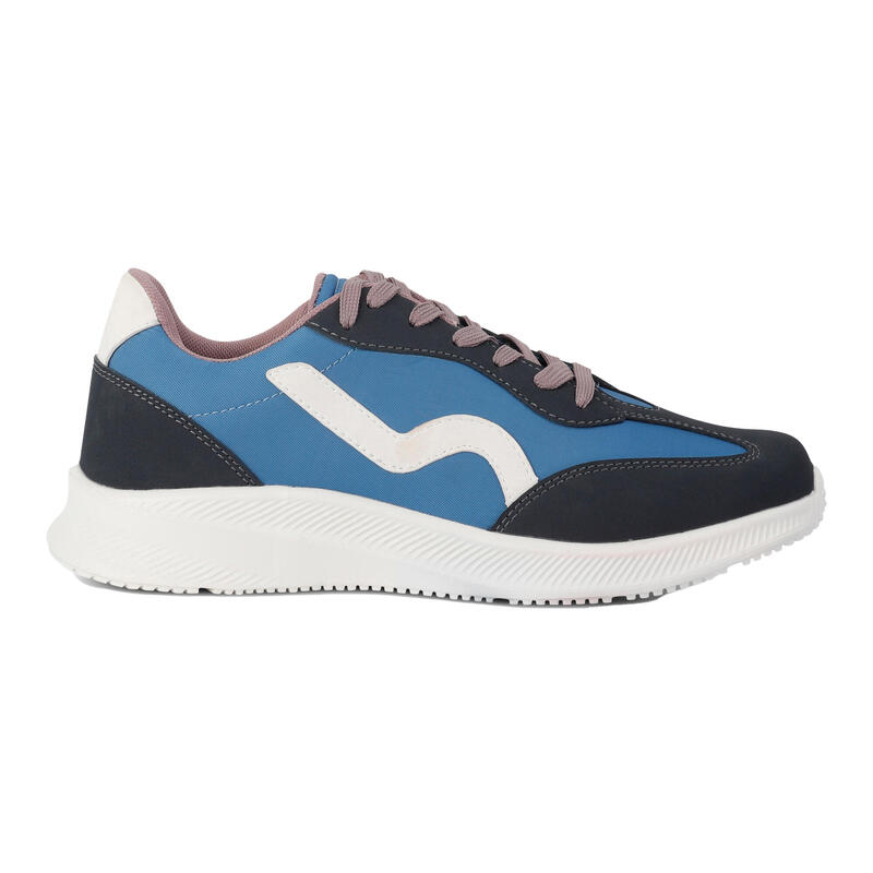 Dames Marine Retro Trainers (Koronet Blauw/Toadstool)