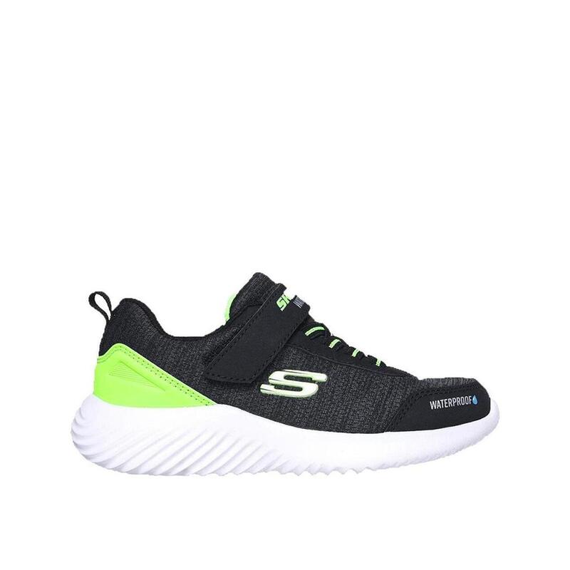 Zapatillas Deportivas Caminar Niño Skechers 403739L_BKLM Negras Cierre Adherente