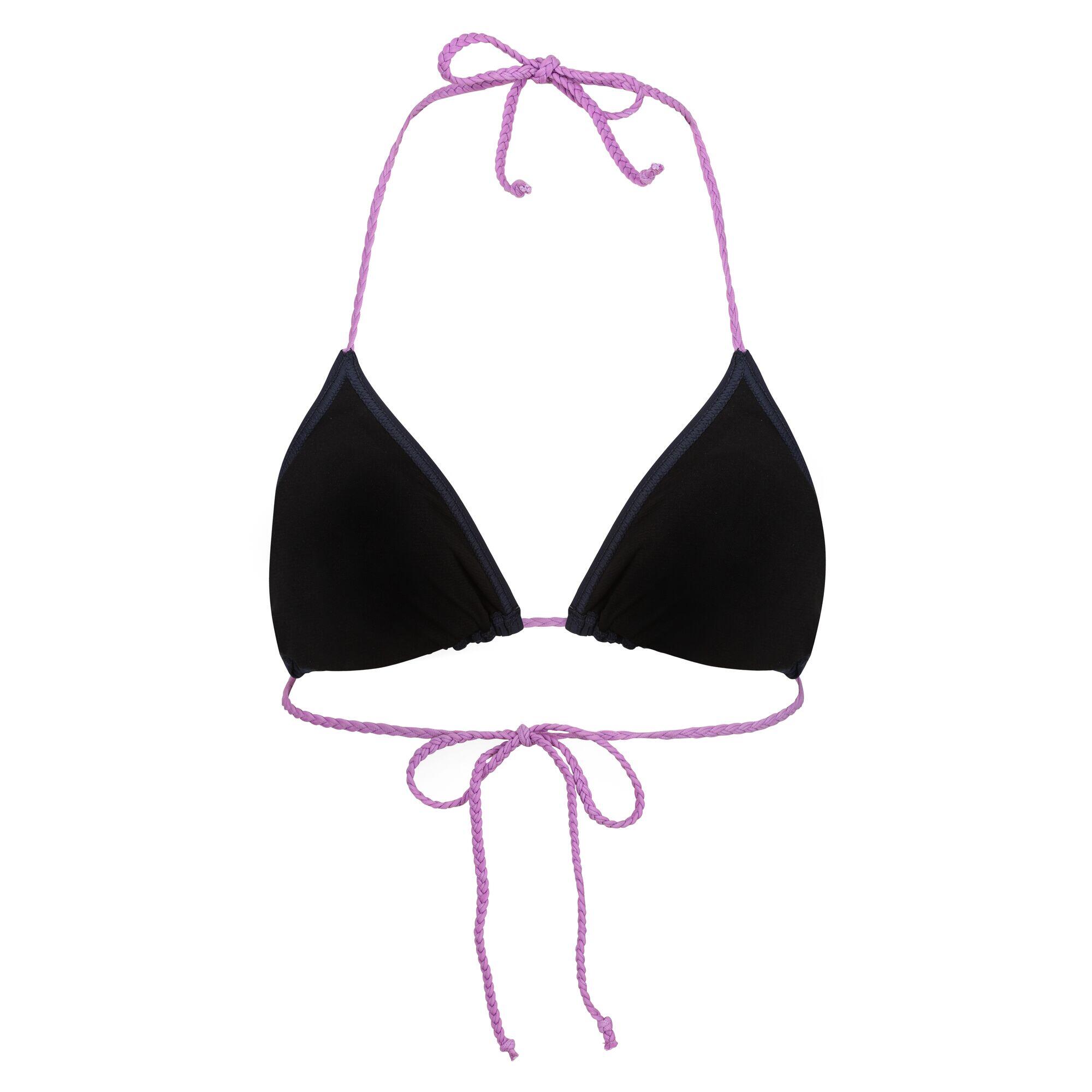 Womens/Ladies Andrellia Bikini Top (Navy/Radiant Orchid) 2/5