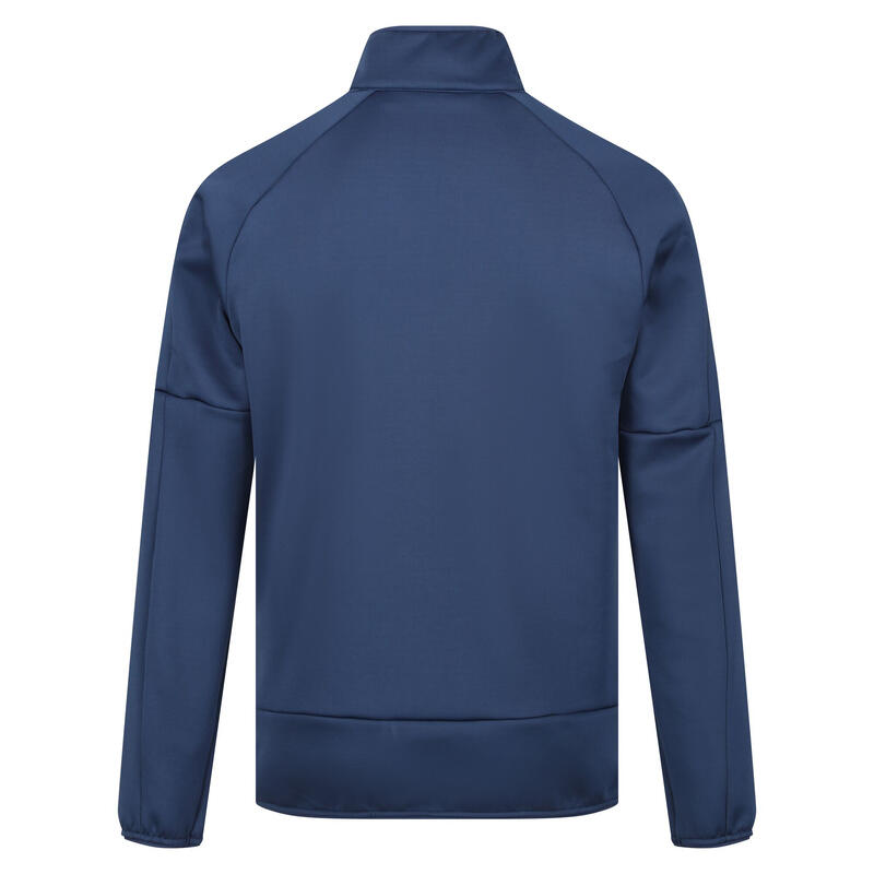 Giacca Soft Shell Cerniera Su Intera Lunghezza Uomo Regatta Yare VII Blu