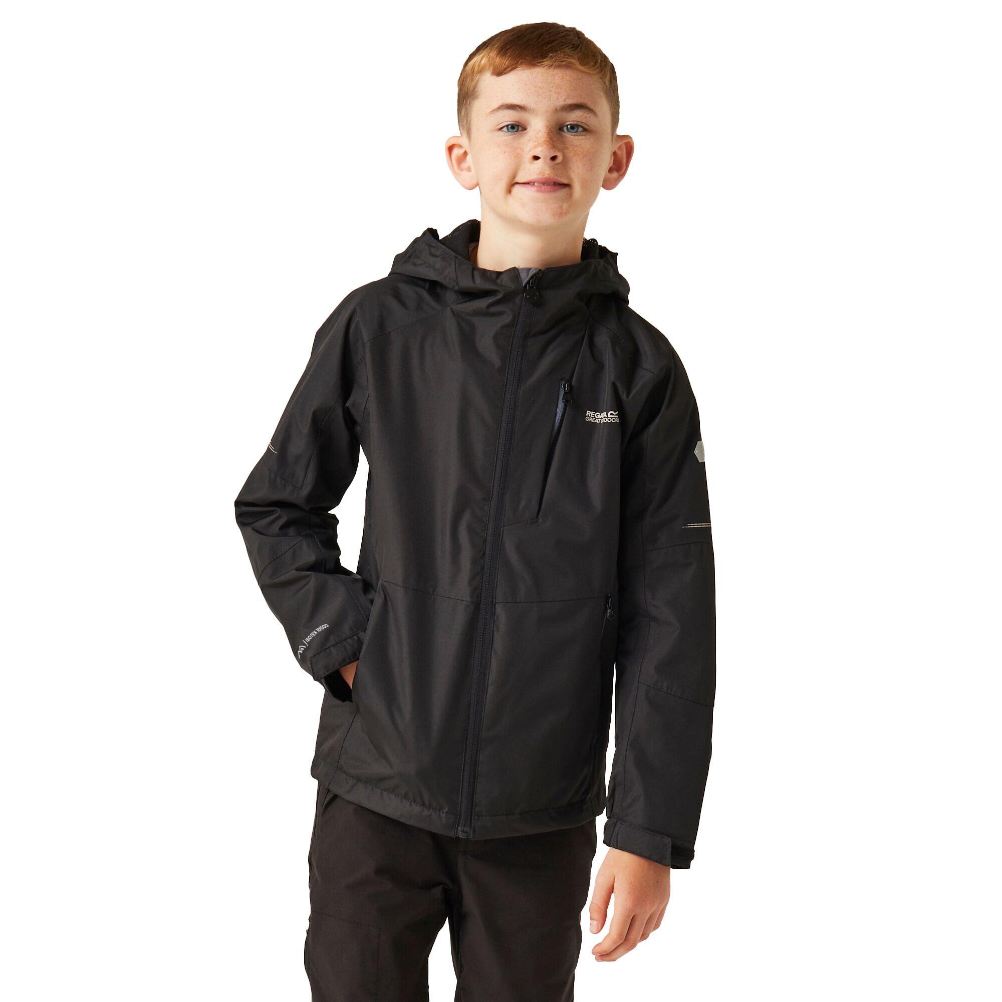 CALDERDALE Children's waterproof jacket (Black)