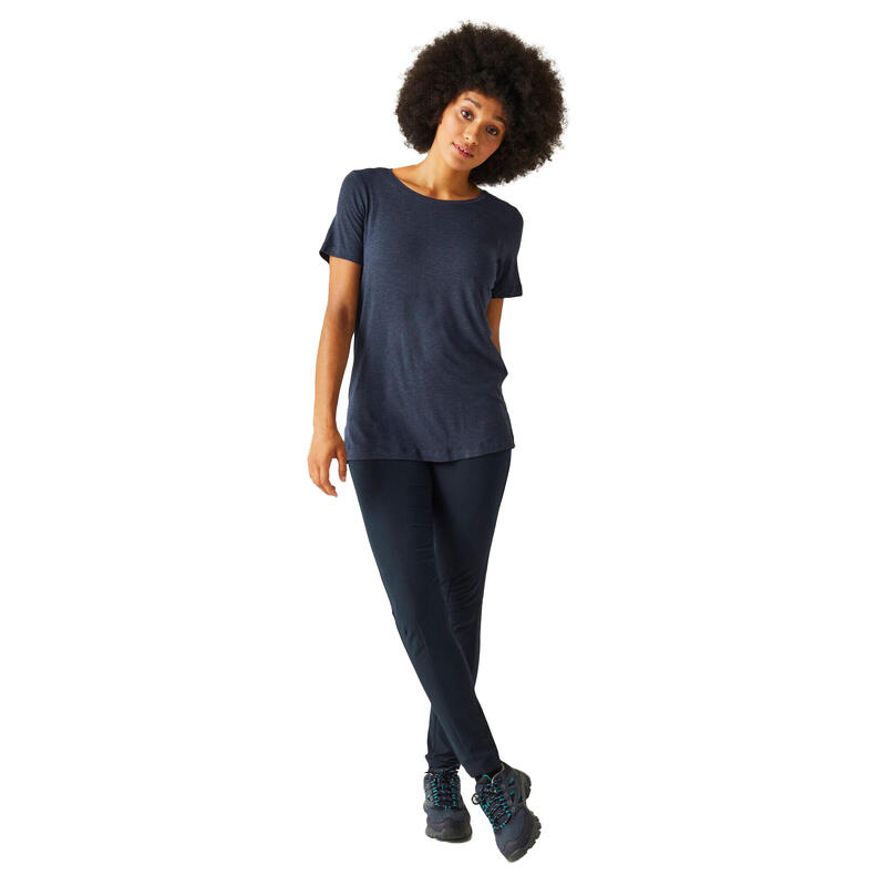 Tshirt BALLYTON Femme (Bleu marine)