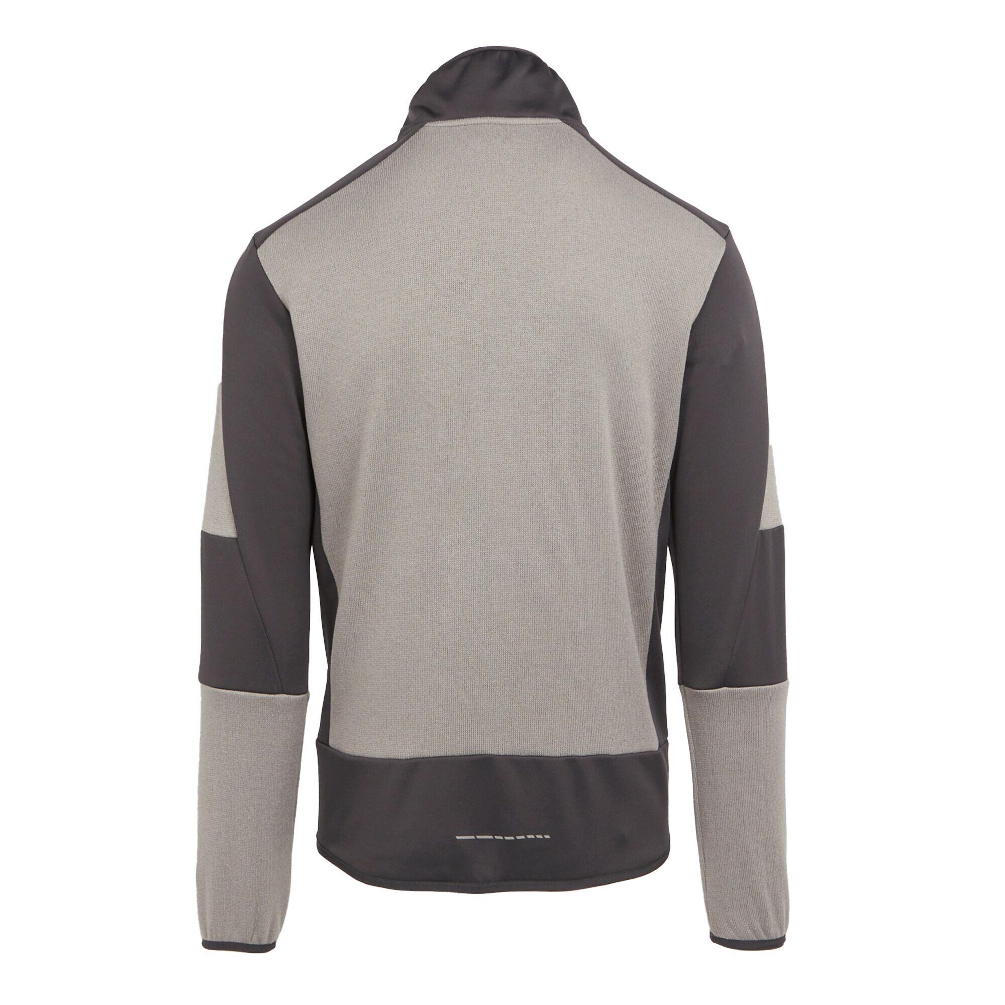 Gebreide Stretch Midlayer voor Volwassenen (Mineraalgrijs/antraciet) 2/4