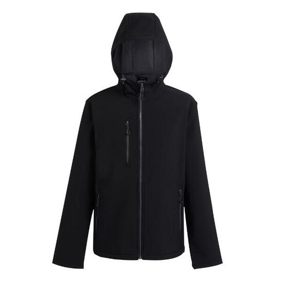 Veste Softshell Homme (Noir / Gris Phoque)