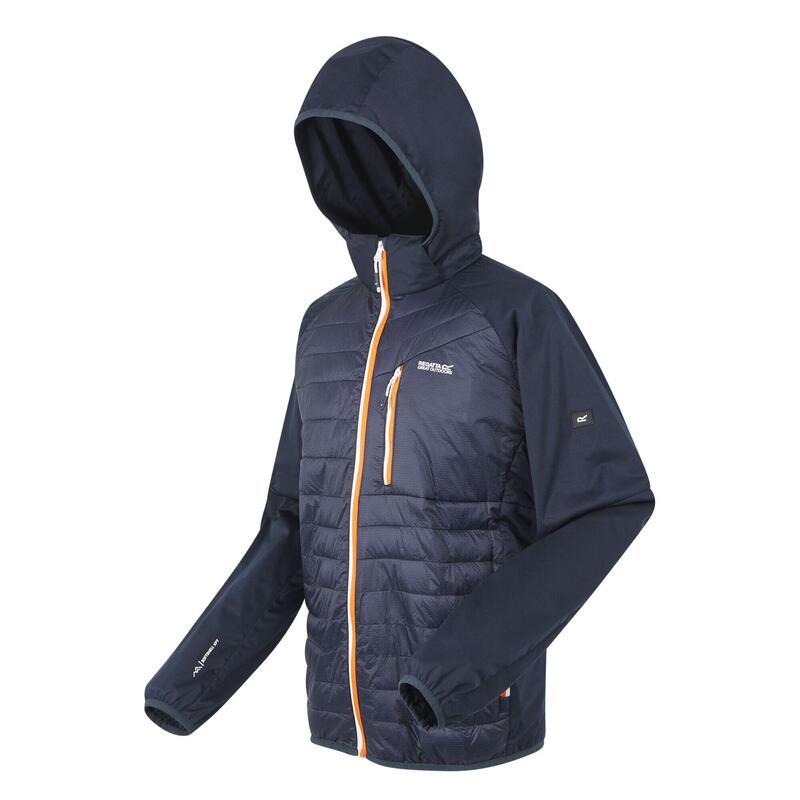 Veste hybride ANDRESON PRO Homme (Bleu marine / Orange kaki)