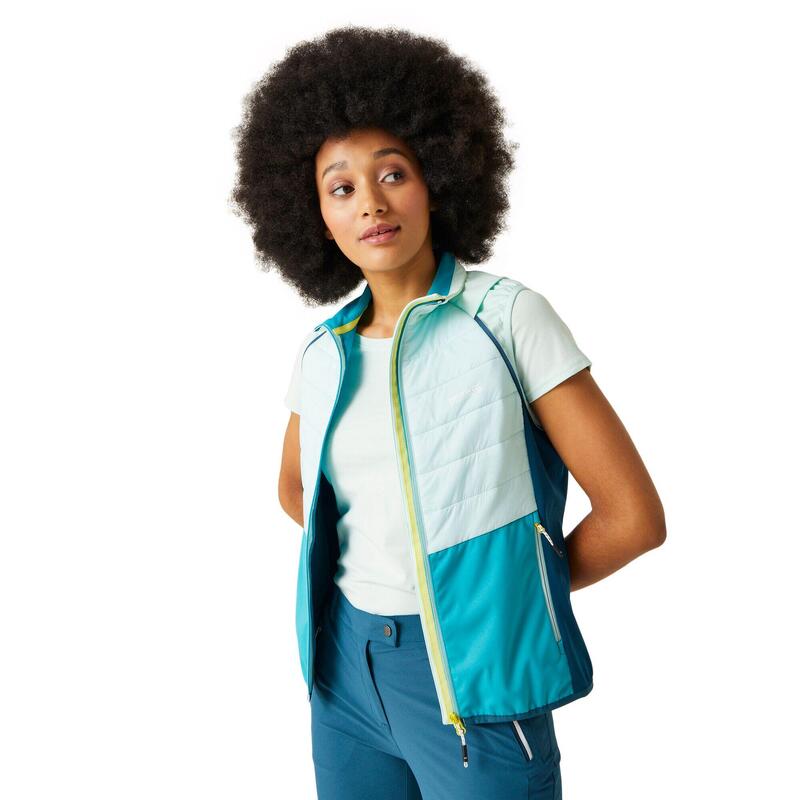 Veste hybride STEREN Femme (Turquoise délavé / Bleu tahoe)