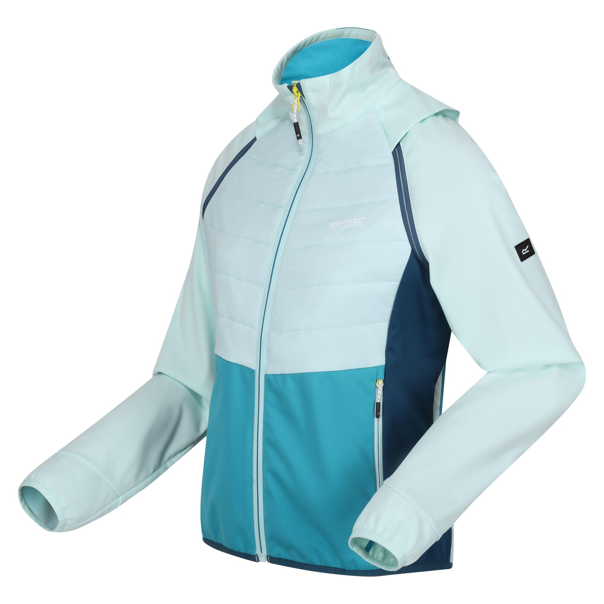 Womens/Ladies Steren II Hybrid Jacket (Bleached Aqua/Tahoe Blue) 3/5