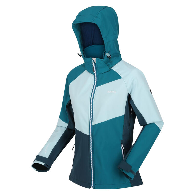 Veste Softshell DESOTO Femme (Bleu Sarcelle Foncé / Bleu Pâle)