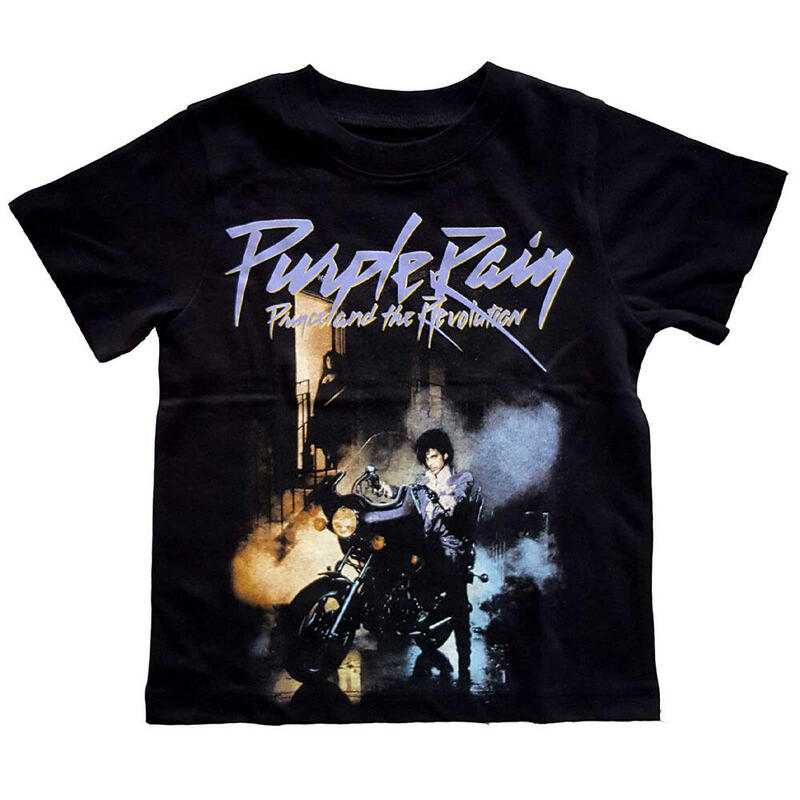 "Purple Rain" TShirt für Kinder Schwarz