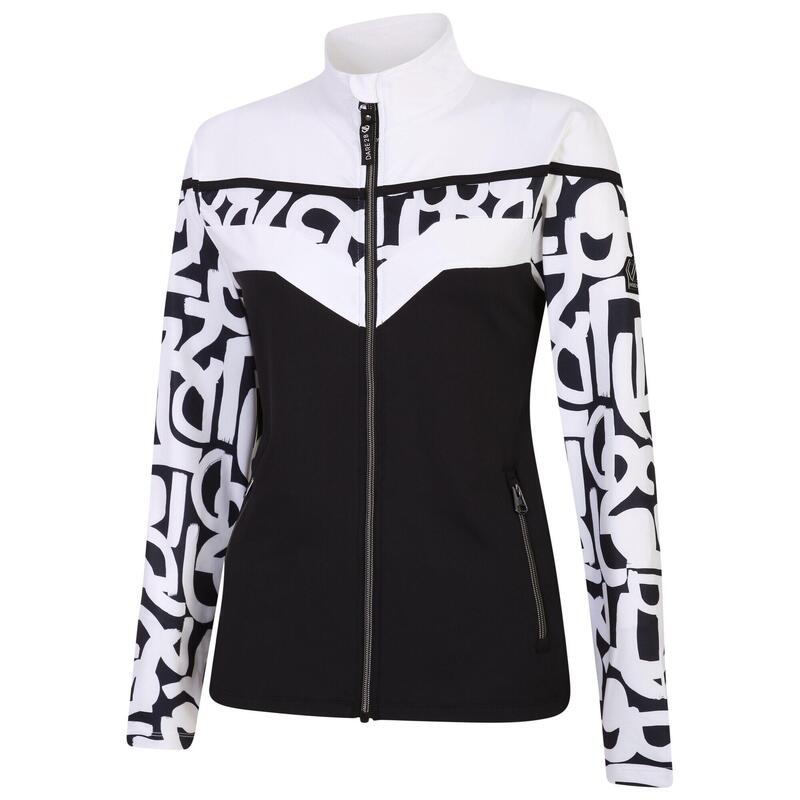 Blouson de ski ROCKER Femme (Noir / Blanc)