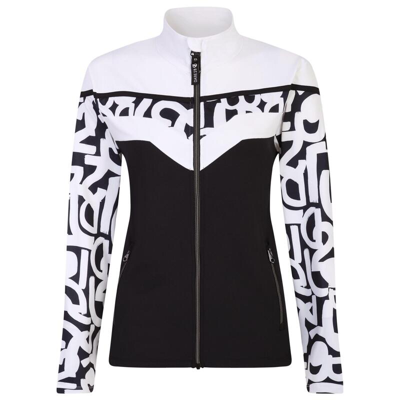 Blouson de ski ROCKER Femme (Noir / Blanc)