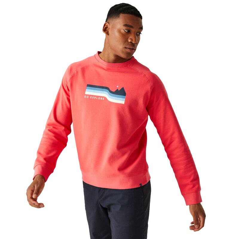 Sweat NITHSDALE Homme (Rouge ciel)