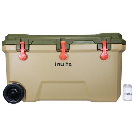 Glacière à roulettes Inuitz Explorer Roller 145 litres, camping, polyuréthane