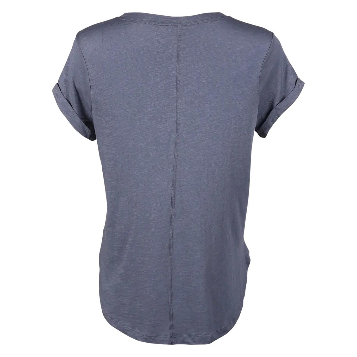 Women's GATE CHECK T-shirt (Misty blue)