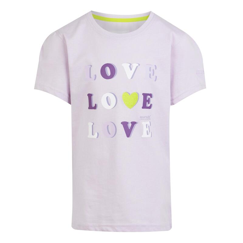 Kinderen/Kinderen Bosley VII Hart TShirt (Lila Vorst)