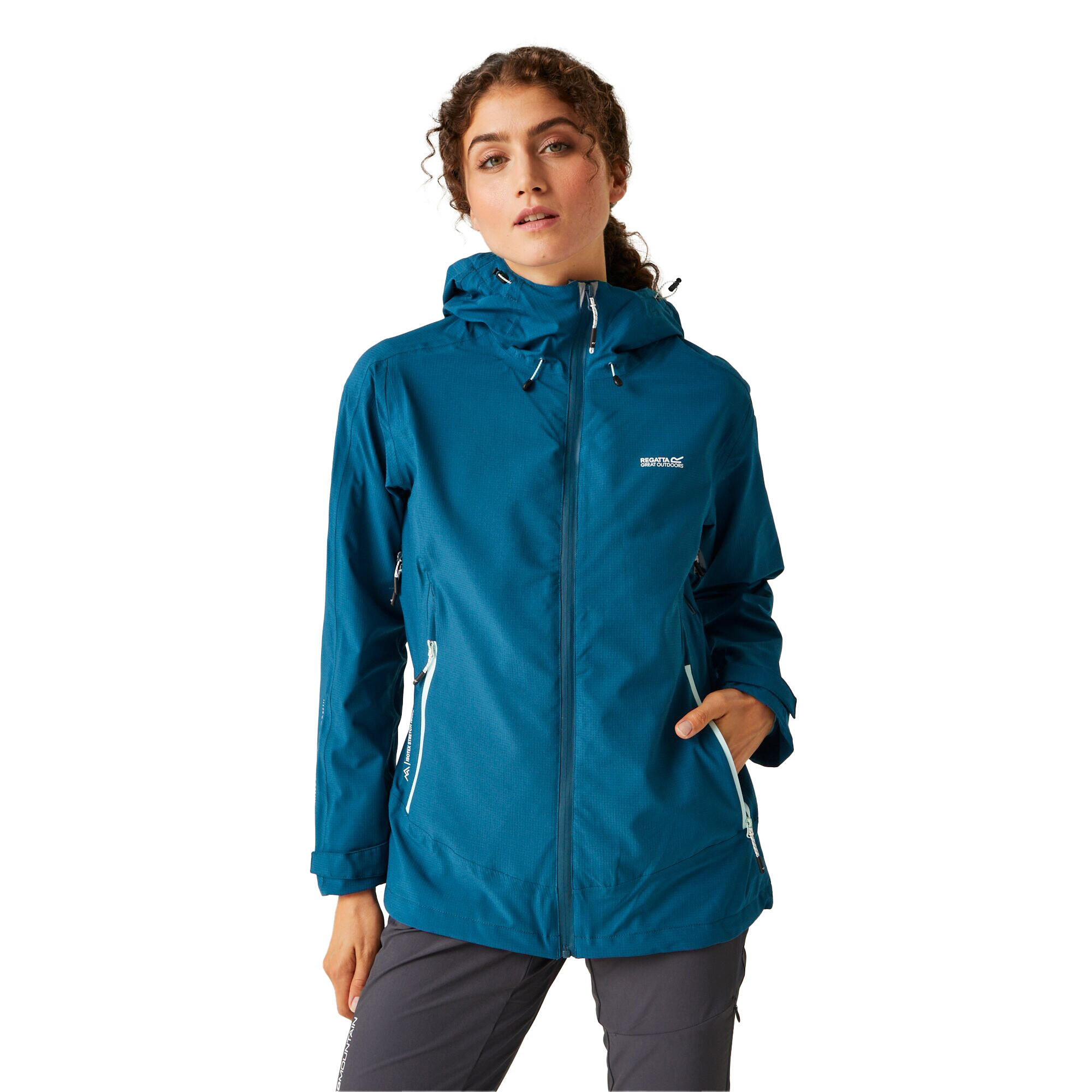 Veste Imperméable OKARA Femme (Bleu Marocain) 4/5